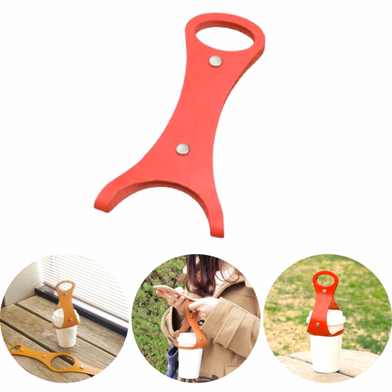 PU Leather Reusable Cup Sleeve