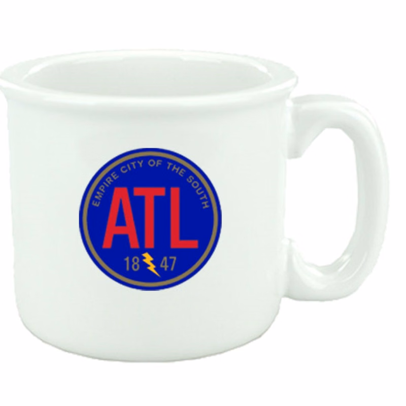 15 oz Yosemite Western Campfiree Mug - White