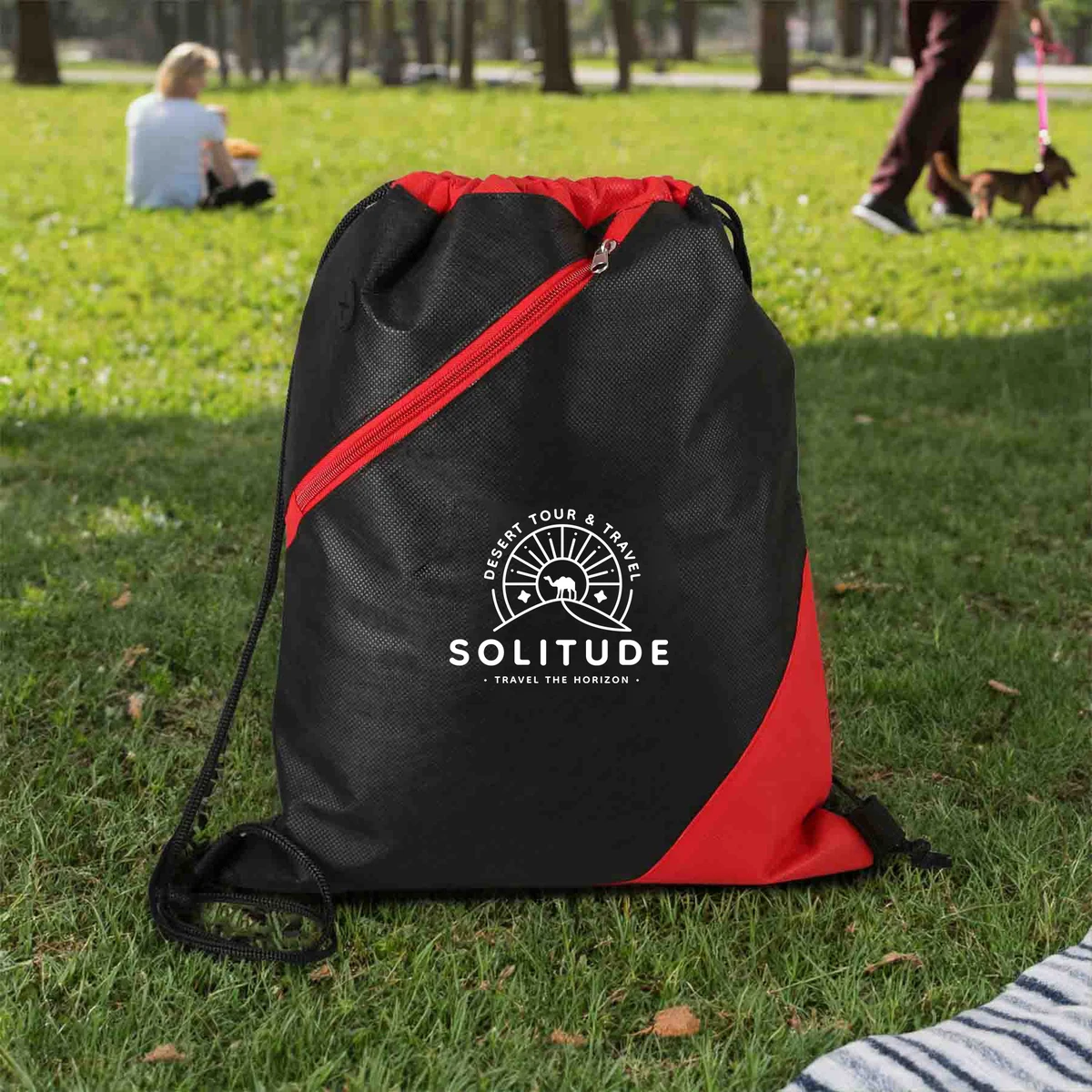 Apex RPET Non-Woven Drawstring Backpack 1