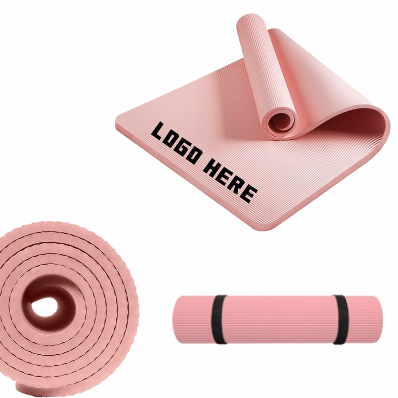 NBR Yoga Mat For Exercise And Stretching