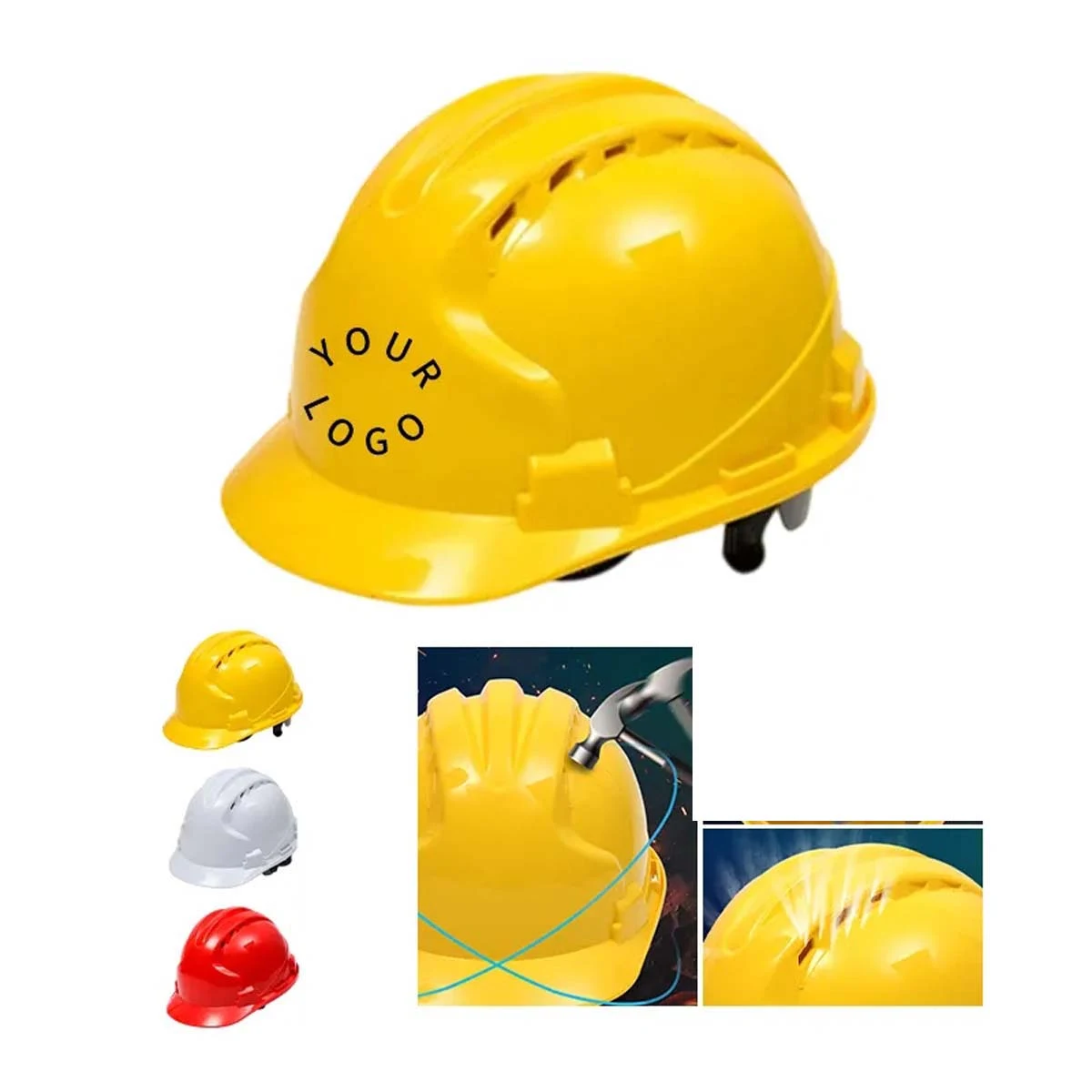 Durable ABS Helmet for Job Sites 1