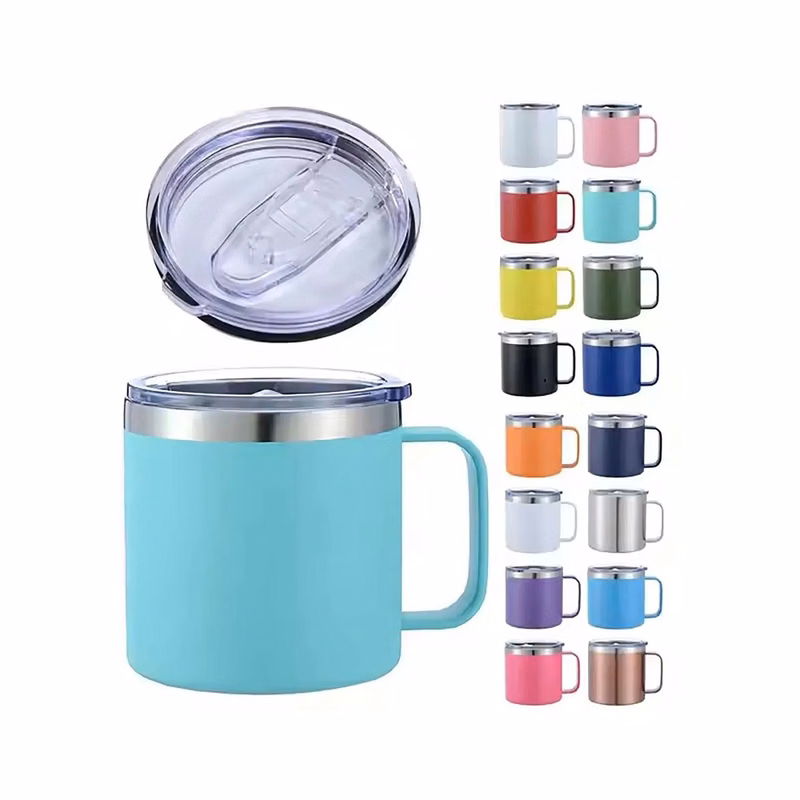14oz Stainless Steel Mug with Lid