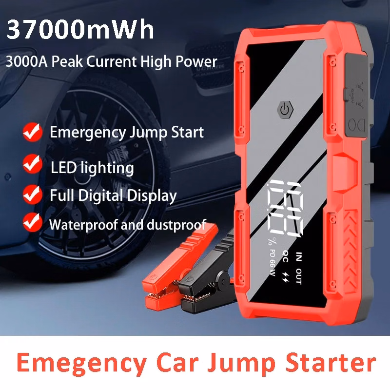 37000mWh High Power  Portable Emergency Car Jump Starter