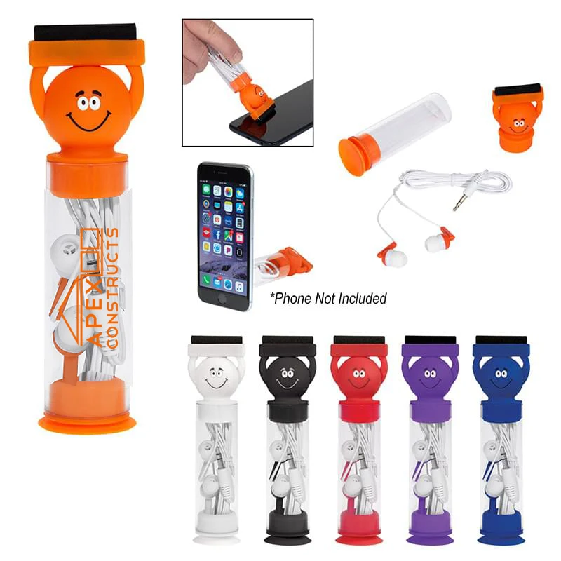 Screen-Cleaning Earphones Set 1