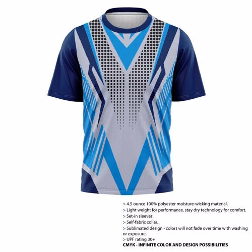 Full Sublimation Short Sleeve Performance T-Shirt - UPF DriFit - Men's, Women's, Kids'