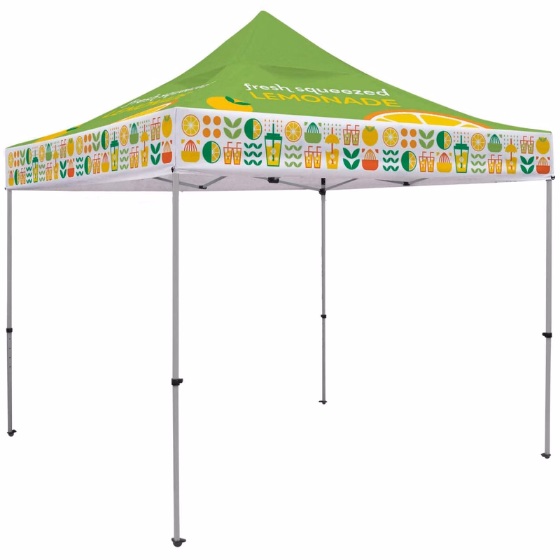 10' Premium Tent Kit With Vented Canopy Full-Bleed Dye Sublimation