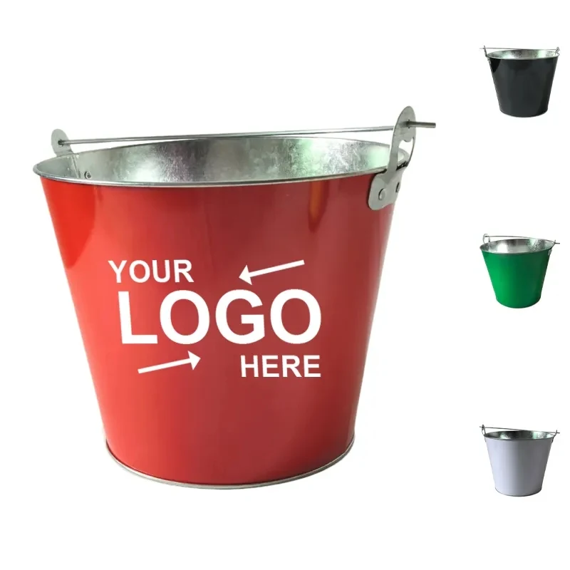 Alloy Ice Bucket With Handles 1
