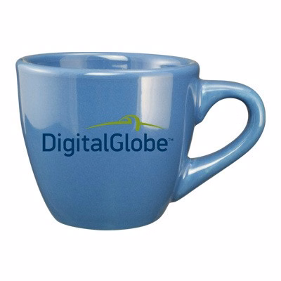 3.5 oz custom restaurant espresso cup - Light Blue