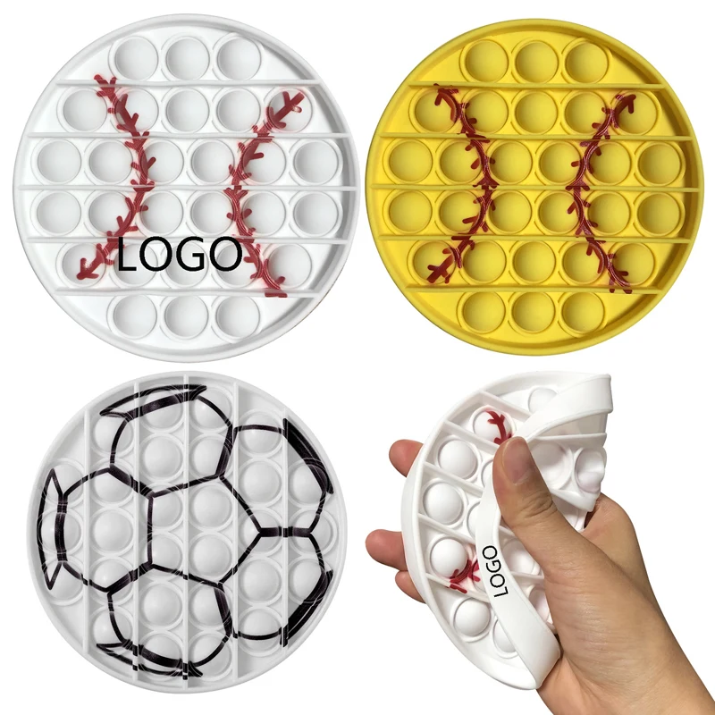 Hottest Round Push Pop Fidget Sensory Stress Reliever Toys 1