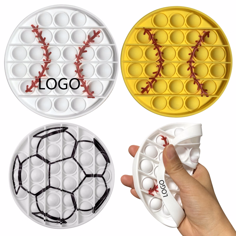 Hottest Round Push Pop Fidget Sensory Stress Reliever Toys