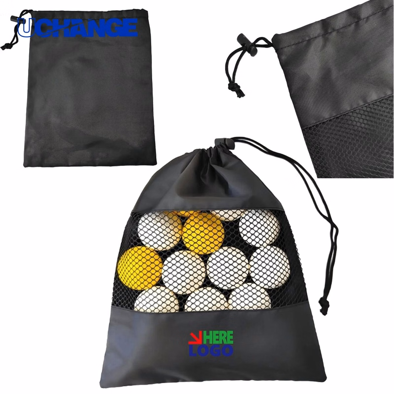 210D Drawstring Bag with Pocket