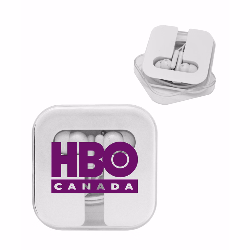 Stereo Earbuds in Hard Case