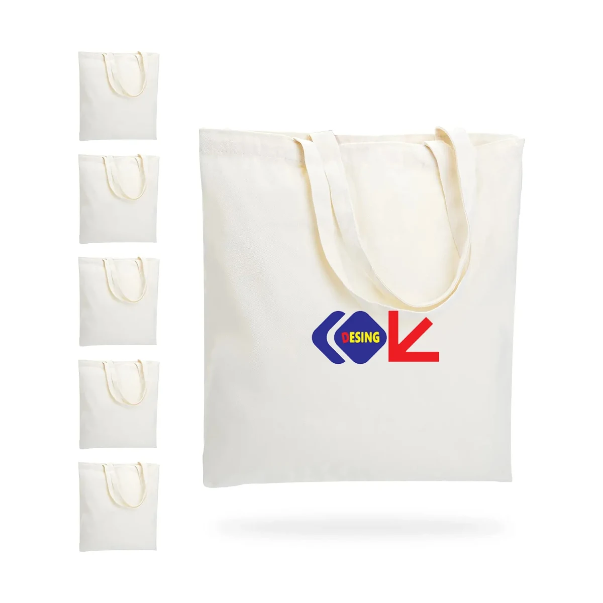 Tote Bags-Canvas, custom tote bag with logo imprint 1