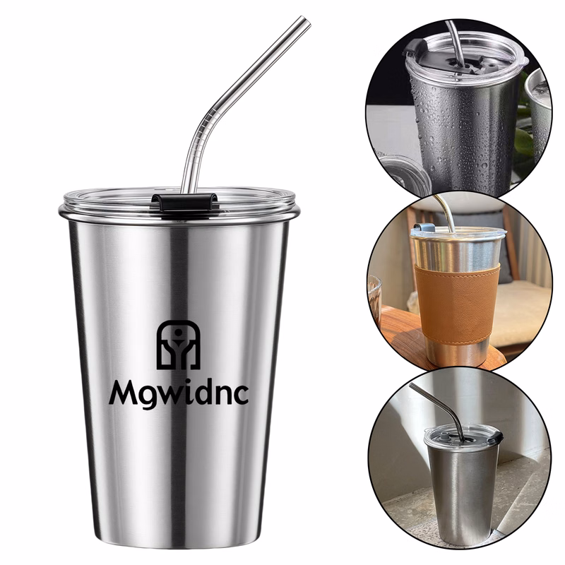 304 Single Layer Stainless Steel Juice Cold Drink Beer Cup