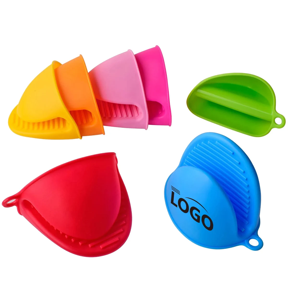 Heat Protection Pot Holder Silicone Mini Oven Mitts Gloves 1