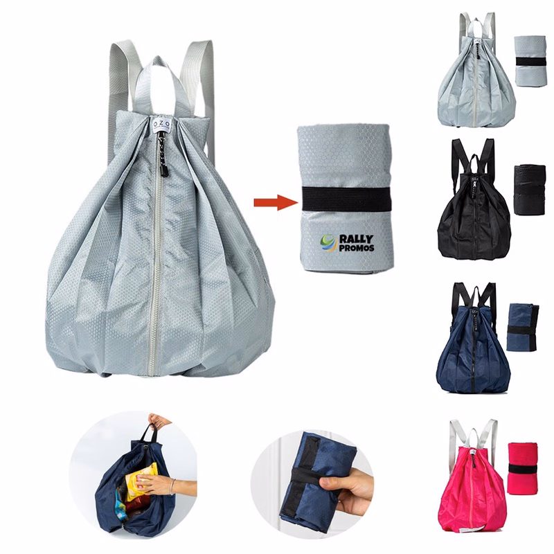 Foldable Water-Resistant Outdoor Shopping Backpack