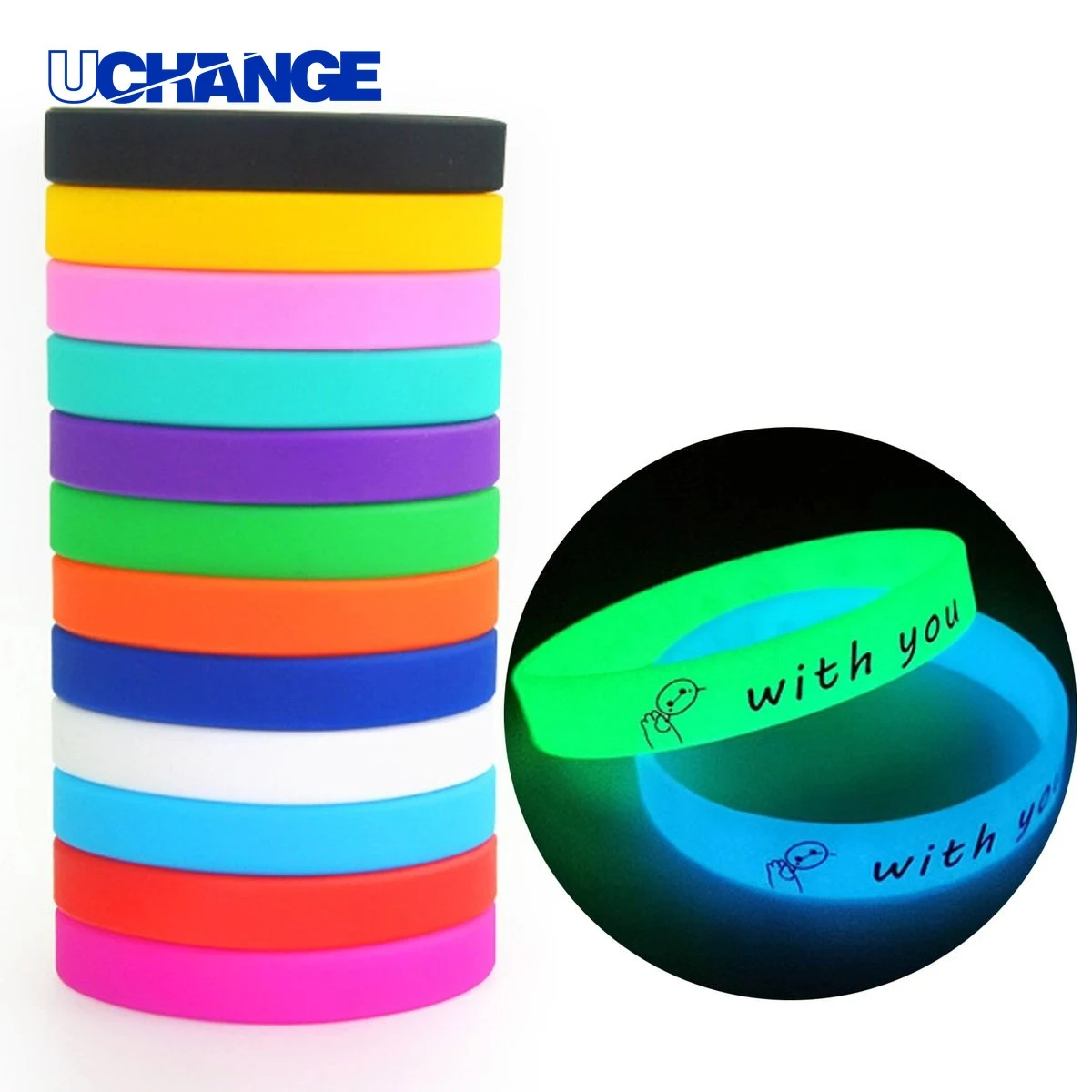 Glow Silicone Sports Wristband 1