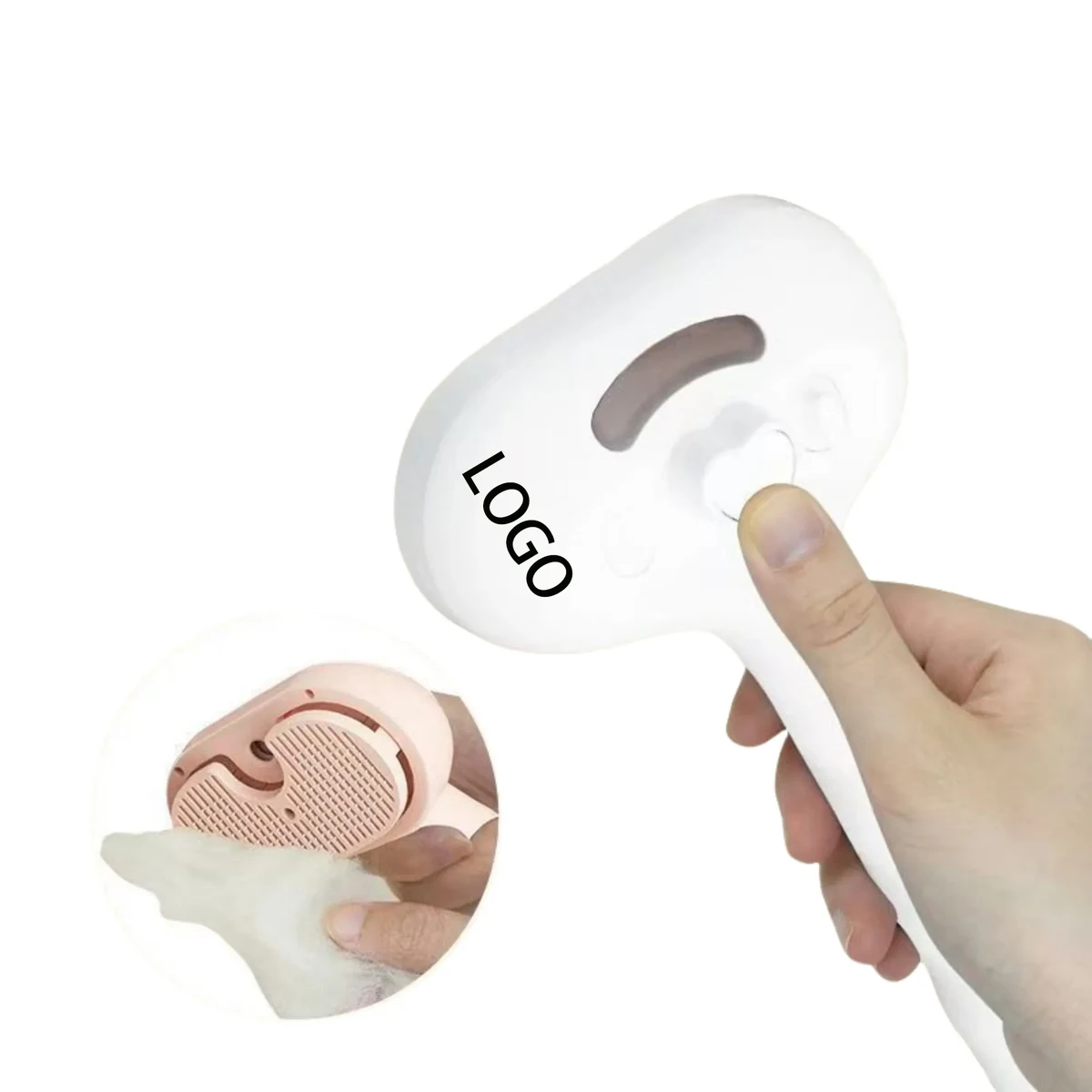 Pet Hair Brush Painless Combing & Relaxing Massage 1