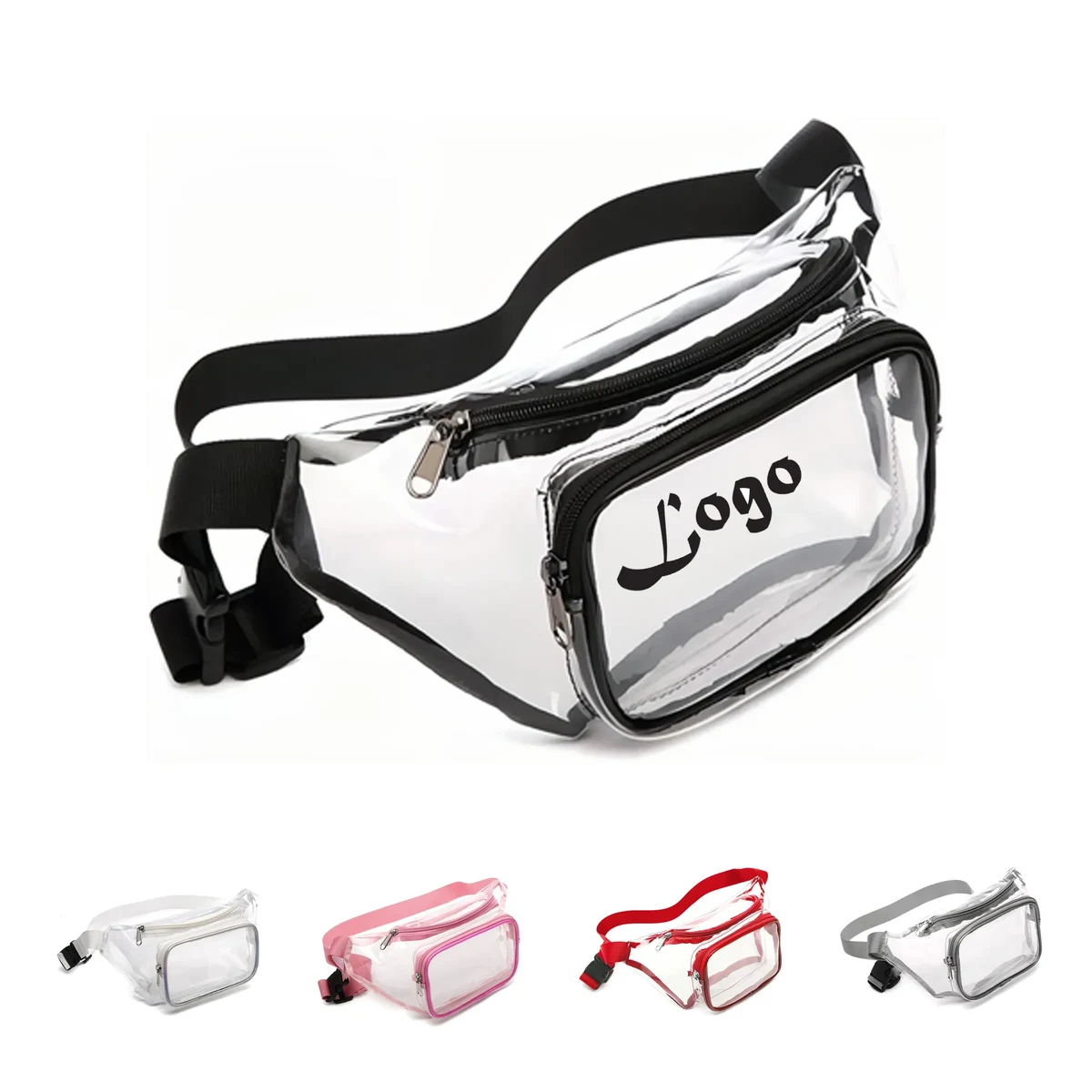 Clear Fanny Pack With Adjustable Belt 1