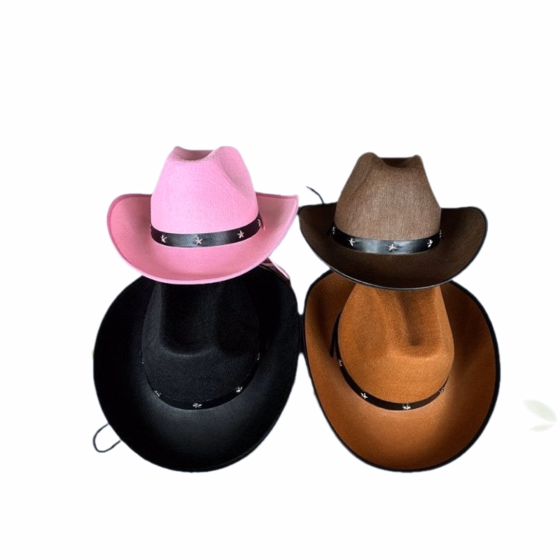 Western Style Felt Cowboy Hat