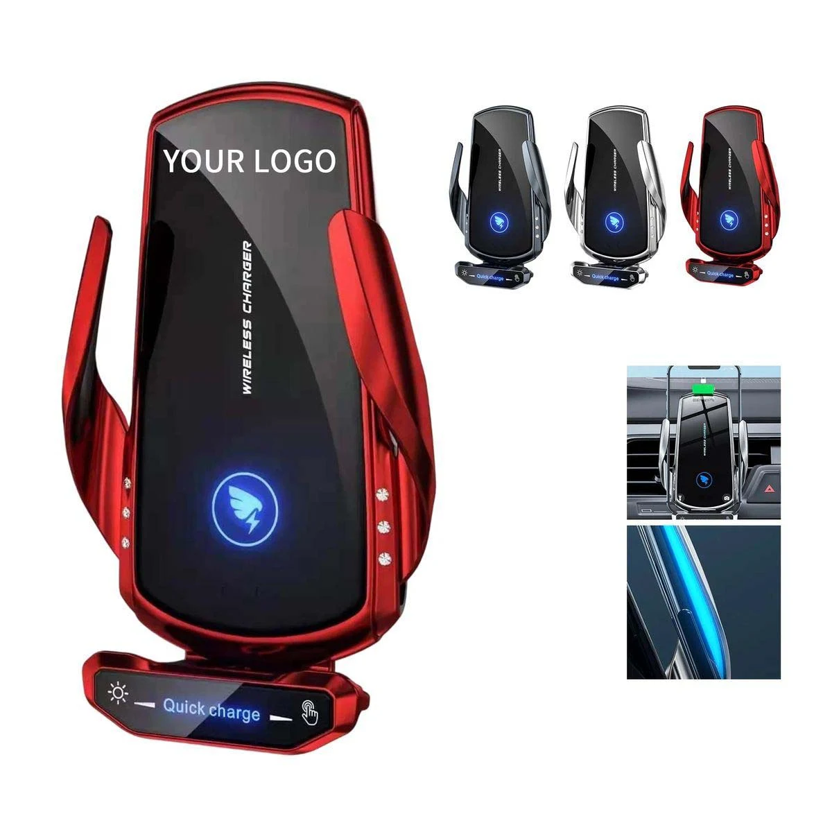 Adjustable Car Holder with 360 Degree Rotation 1