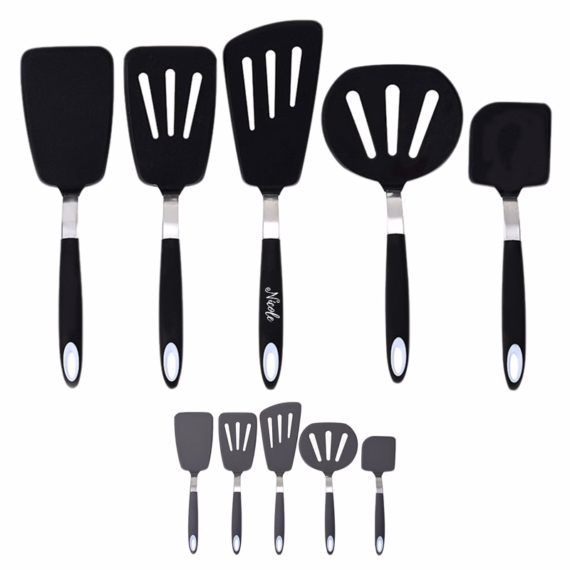 5 Piece Silicone Kitchen Utensils Set