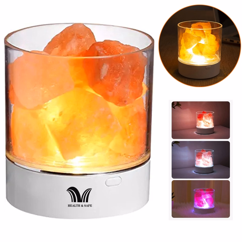 USB Himalayan Salt Crystal Lamp Night Light