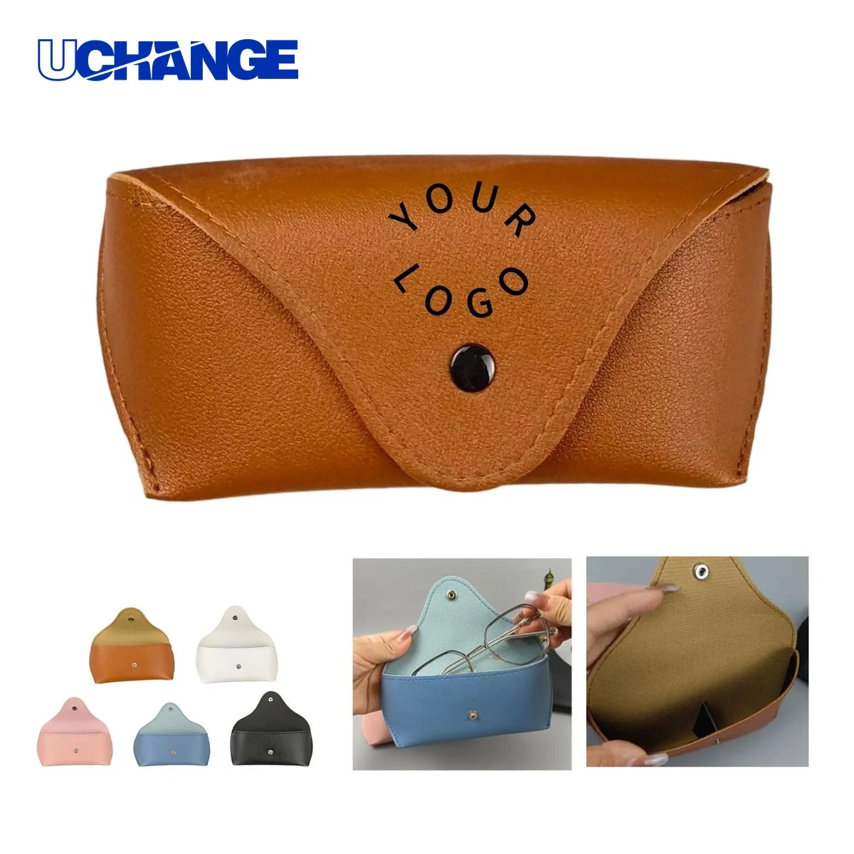 PU Leather Portable Glasses Case Organizer 1