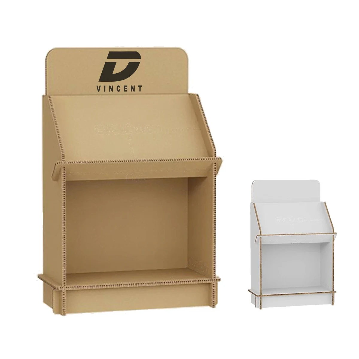 Corrugated Cardboard Slant Insert Display 1
