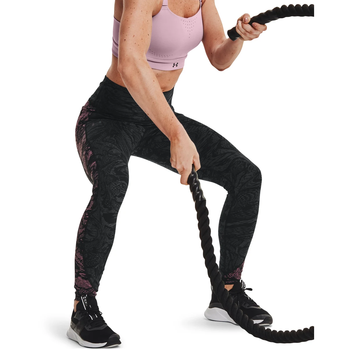 UA RUSH HeatGear No-Slip Waistband Women's Full-Length Leggings 1