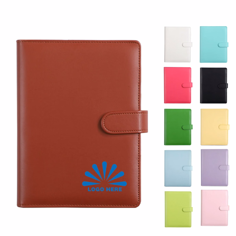 A5/A6/A7 PU Leather Notebook With Magnetic Buckle Closure