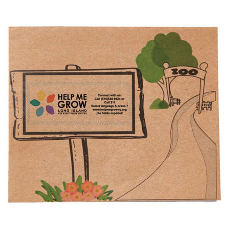 Zoo Kids Coloring Book & 6-Color Pencil Set To-Go