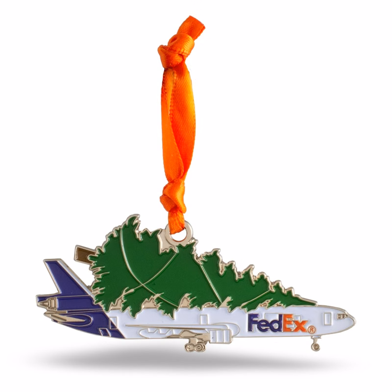 Die Cast Alloy with Soft Enamel Custom Ornaments