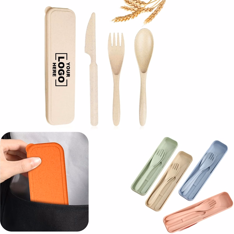 Wheat Straw Knife and Fork Set