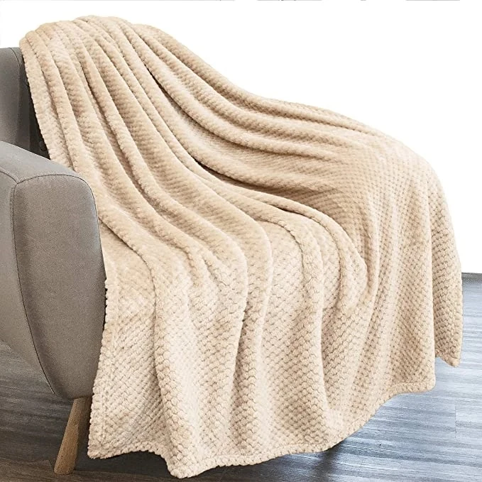Blanket for Sofa Couch Soft Flannel Fleece 1