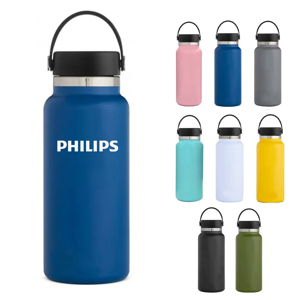 Fantasy Stainless Steel Water Bottle - 32oz, custom water bottle with logo imprint 1
