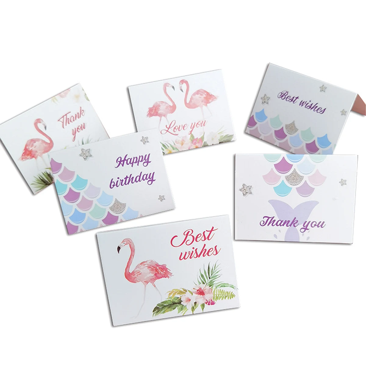 MOQ50 Foil Stamped Holiday/Birthday Cards 1