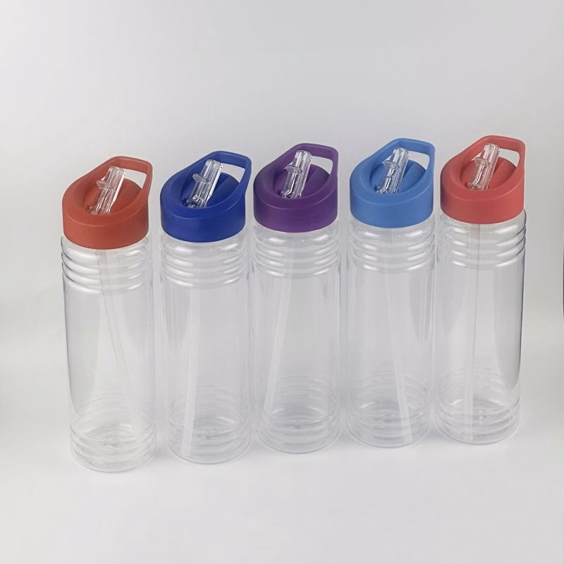 Clear Impact Halcyon Water Bottle with Flip Straw - 24 oz.