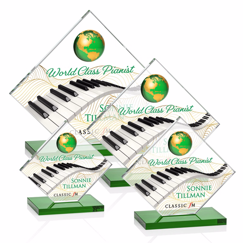 Ferrand VividPrint™ Award - Green/Gold