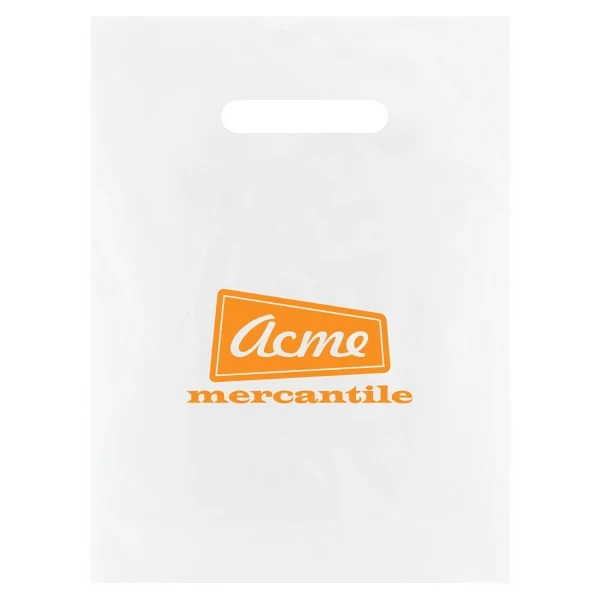 Frosted Die Cut Merchandise Bags 1
