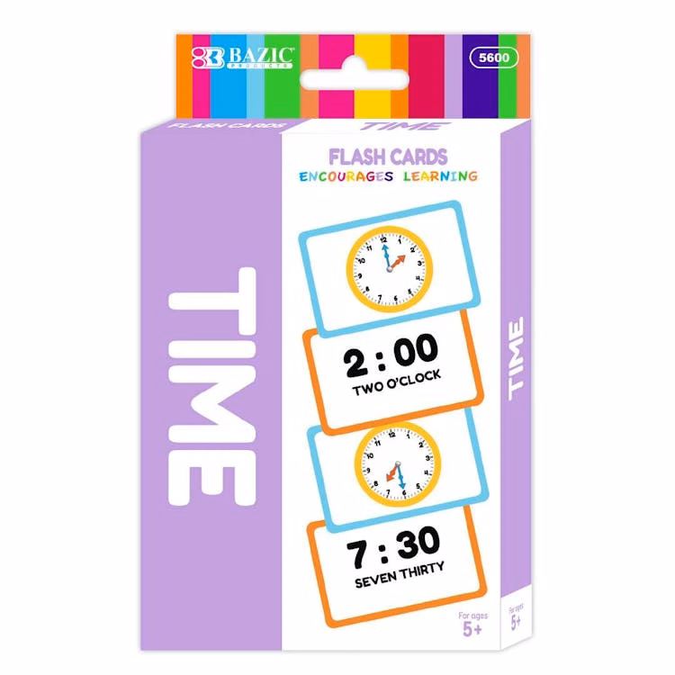 Time Flash Cards