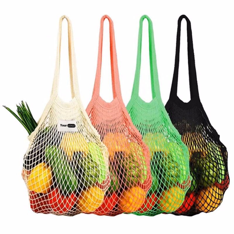 Cotton Eco-Friendly Mesh Bags For Fresh And Sustainable Grocery Shopping