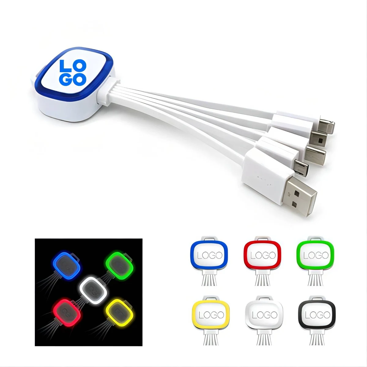 5 in 1 Flashing Charging Cable 1
