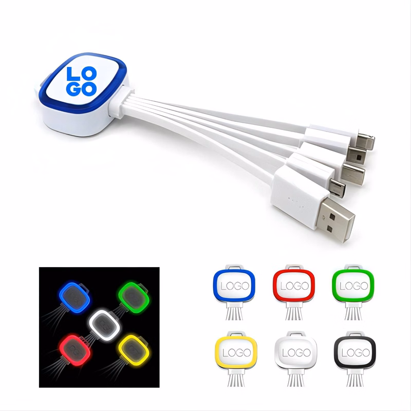 5 in 1 Flashing Charging Cable