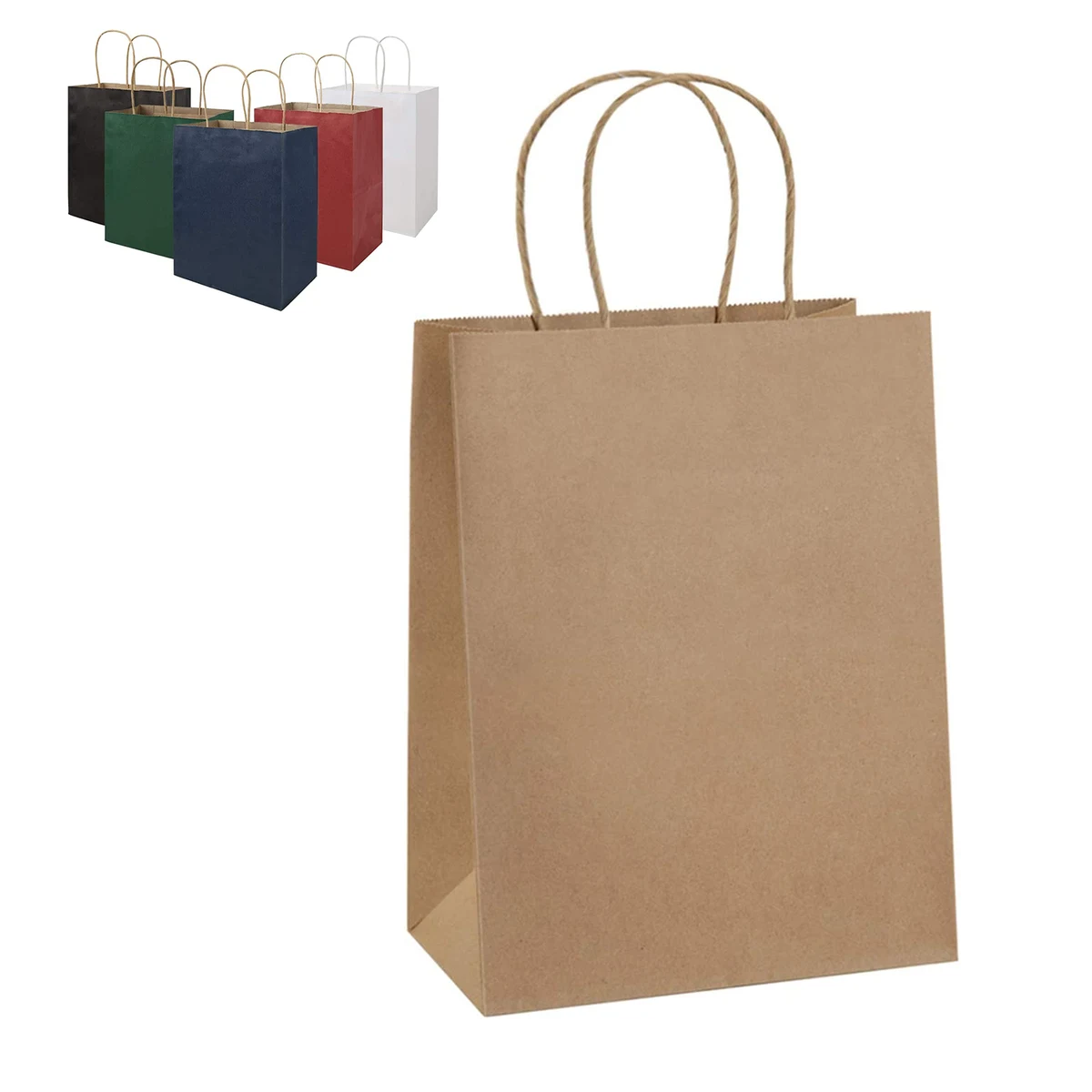 Medium Kraft Paper Brown Shopping Bag 1