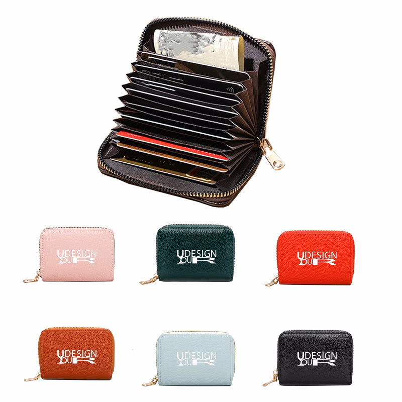 11 Card Slot Accordion Wallet