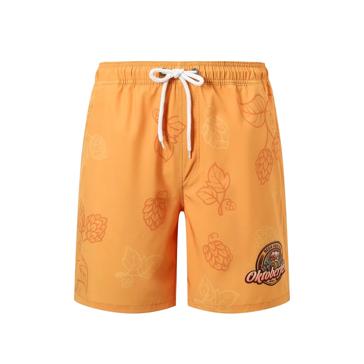 Men's Polyester Spandex Sublimated Swim Shorts, custom shorts with logo imprint 1