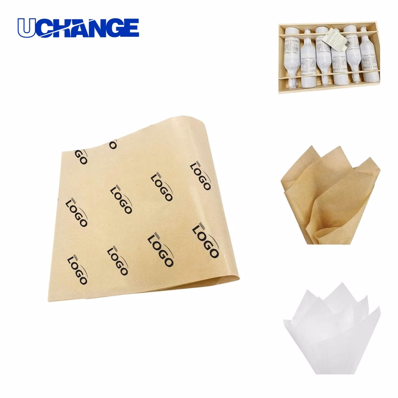 Kraft Paper Wine Floral Wrap