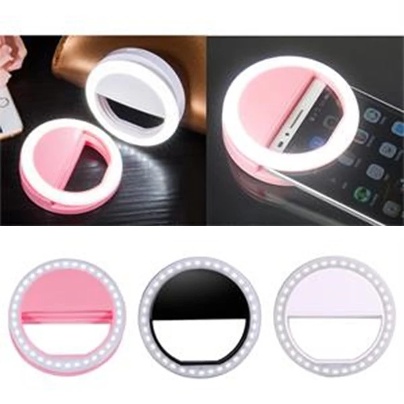 Selfie Portable LED Ring Fill Light Camera For Cell Phone 1
