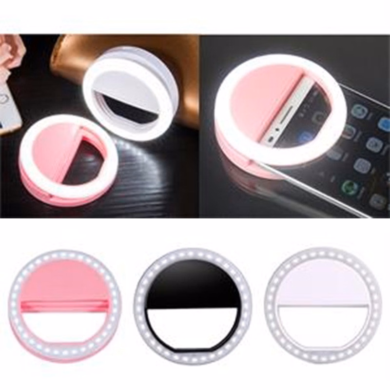 Selfie Portable LED Ring Fill Light Camera For Cell Phone